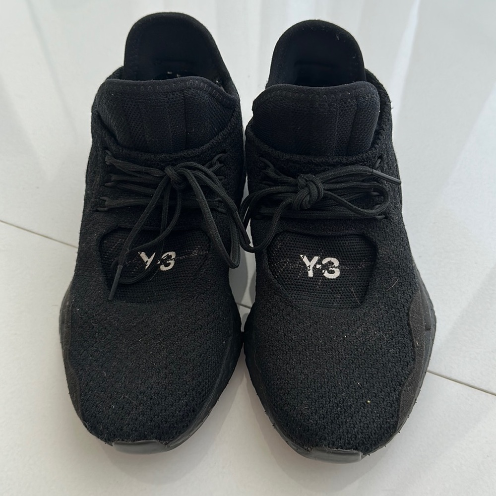 Y3 preowned black sneakers